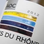 Impression étiquette bande couleur vins AOC